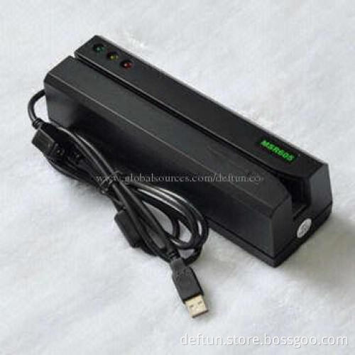 Hico MSR605 Swipe Magnetic Card Reader and Writer, Sized 8.2 x 2.5 x 2.5 inches